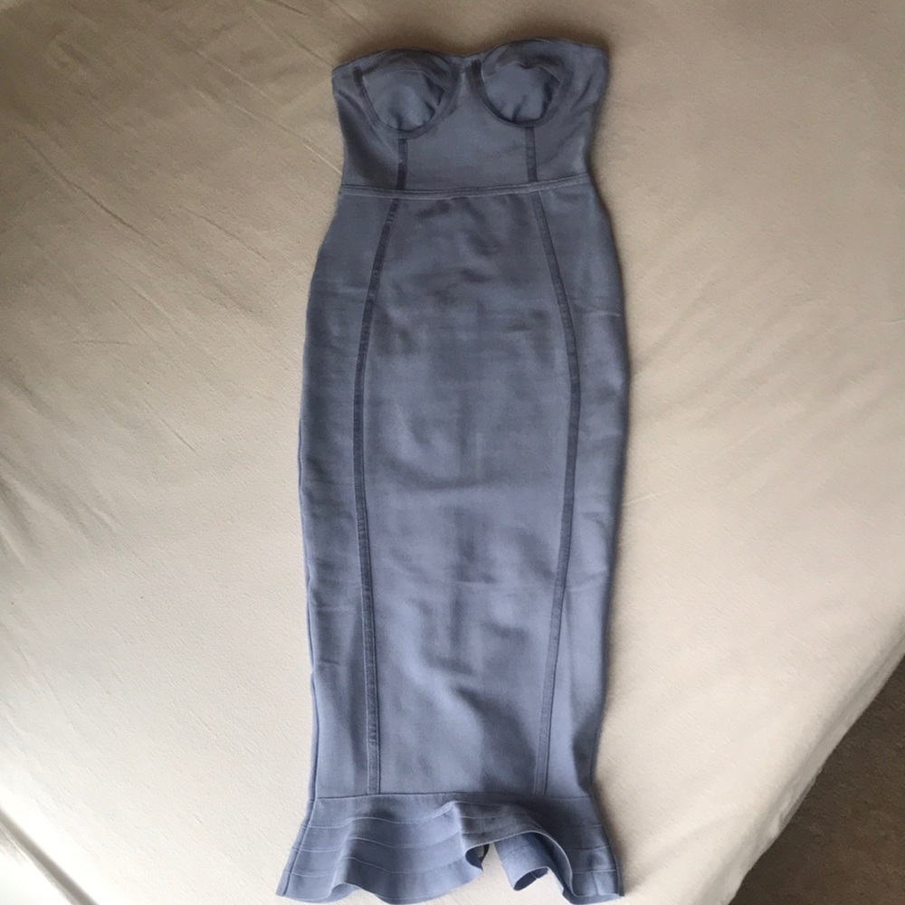 Light Blue Bodycon Dress
